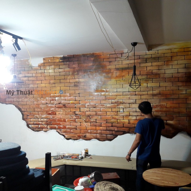 Quy trình gói dịch vụ chuyên nghiệp vẽ tranh tường trang trí nhà ở của công ty Mỹ thuật Sài Gòn